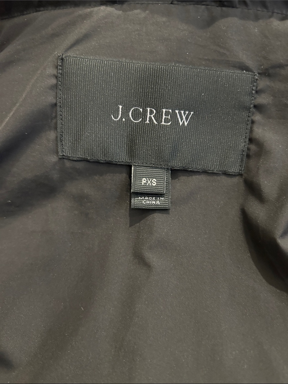 J.Crew Wintress Puffer - Black - Size Petite XS - Picture 5 of 5